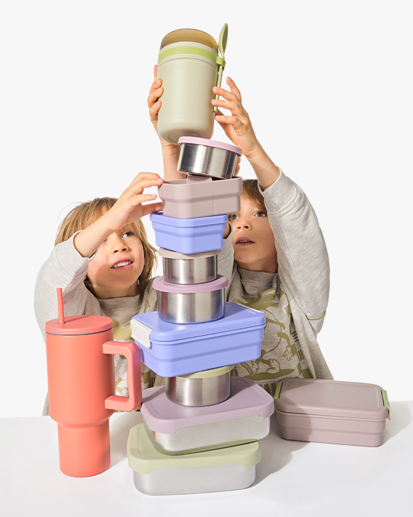 gourdes et lunch boxes